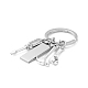 Non-Tarnish Father's Day Theme 201 Stainless Steel Keychain(KEYC-A010-04)-2