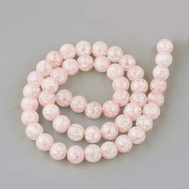 Chapelets de perles en quartz craquelé synthétique(X-GLAA-S134-6mm-01)-2