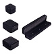 Beadthoven 4pcs 4 boîtes à bijoux rectangle et carré en velours de style(VBOX-BT0001-02)-1