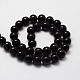 Natural Obsidian Round Beads Strands(G-E329-8mm-37)-2