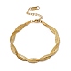 304 bracelet chaîne corde torsadée en acier inoxydable pour homme femme(BJEW-P284-02G)-1