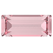 Preciosa&reg MAXIMA Crystal Fancy Stones, Czech Crystal, 435 26 212 Baguette, Dura Foiling, 70020 Light Rose, 7x3mm(X-PRC-FB7-70020)