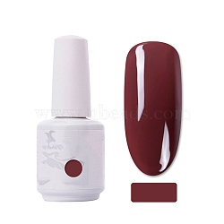 15ml Special Nail Gel, for Nail Art Stamping Print, Varnish Manicure Starter Kit, Coconut Brown, Bottle: 34x80mm(MRMJ-P006-B043)