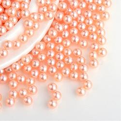 Imitation Pearl Acrylic Beads, No Hole, Round, Sandy Brown, 1.5~2mm, about 10000pcs/bag(OACR-S011-2mm-Z10)