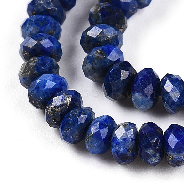 natürlichen Lapislazuli Perlenstränge(G-T141-35)-3