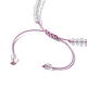 плетеный браслет из стеклянных бусин для женщин(BJEW-JB09657)-3