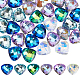 48Pcs Electroplated Glass Pendants(EGLA-HS0001-13)-1