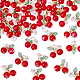 40Pcs Glass Pendants(PALLOY-CA00019)-1