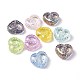 UV Plating Rainbow Iridescent Acrylic Beads(X-OACR-P016-02)-1
