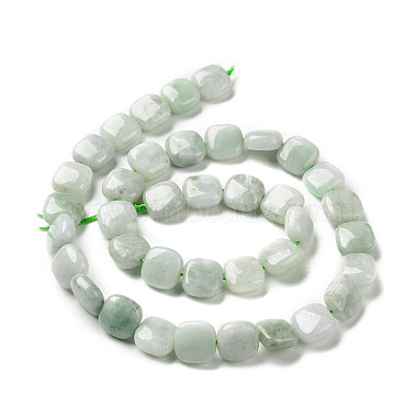 Hebras naturales de perlas de jade de myanmar(G-C238-16B)-3