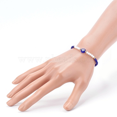 Faceted Glass Beaded Stretch Bracelets(X-BJEW-JB05984-02)-4