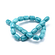 Dyed Barrel Natural White Jade Beads Strands(G-F216-13x18mm-14C)-2
