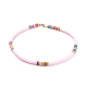 Handmade Polymer Clay Heishi Beaded Necklaces(NJEW-JN02448-02)-1