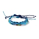 3Pcs 3 Style Plastic Braided Bead Bracelets Set(BJEW-B065-08C)-1