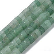 Natural Green Aventurine Beads Strands, Flat Round/Disc, 3.8~4.2x2~4.5mm, Hole: 0.8~1mm, about 152~180pcs/strand, 15.1~15.5 inch(38.5~39.5cm)(G-F631-A11-01)