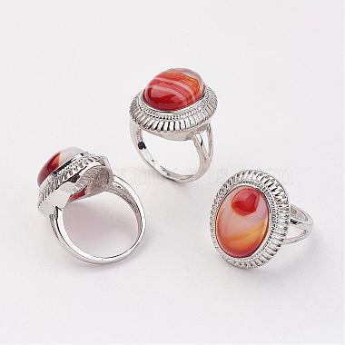 Natural & Synthetic Mixed Stone Finger Rings(RJEW-P122-M)-3