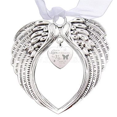 Platinum Butterfly Alloy Pendants