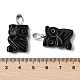 Natural Obsidian Pendants(G-B127-09P-04)-4