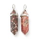 Natural Red Agate Pendants(G-M378-01P-A22)-2
