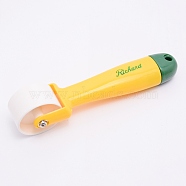 Plastic Roller, for Printmaking, Yellow, 152x29x39mm(TOOL-WH0121-90)
