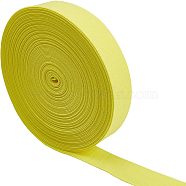 Ultra Wide Thick Flat Elastic Band, Webbing Garment Sewing Accessories, Champagne Yellow, 30mm(EC-WH0016-A-S029)