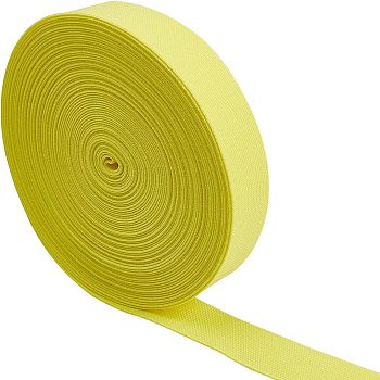 Ultra Wide Thick Flat Elastic Band, Webbing Garment Sewing Accessories, Champagne Yellow, 30mm