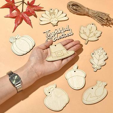 Thanksgiving Day Theme Unfinished Wood Cutouts(WOOD-CJC0009-03)-4