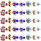 5Pcs Handmade Lampwork Pendants(LAMP-YW0001-68A)-2