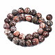 Natural Leopard Skin Jasper Round Beads Strands(G-S182-12mm)-5