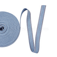 Stitch Denim Ribbon, Garment Accessories, for DIY Crafts Hairclip Accessories and Sewing Decoration, Cornflower Blue, 1.6cm, 10m/bag(OCOR-TAC0009-04B-01)