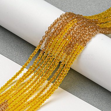 Transparent Gradient Color Glass Beads Strands(GLAA-H021-01A-35)-4