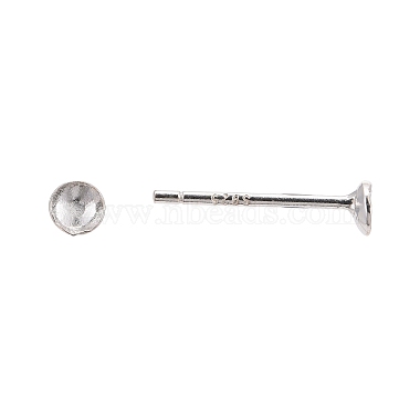 925 Sterling Silver Ear Stud Findings(STER-K167-043A-S)-4