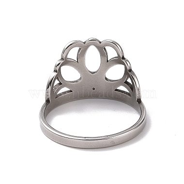 201 Stainless Steel Crown Finger Ring(RJEW-J051-41P)-3