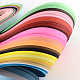 Rectangle 36 Colors Quilling Paper Strips(DIY-R041-07)-1