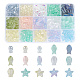 275Pcs 15 Styles Transparent & Frosted Glass Beads(GLAA-AR0001-47)-1