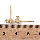 Brass Stud Earring Findings(KK-R164-05A-G)-3