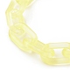 Sangles de poignet en chaîne câble en acrylique transparent(HJEW-JM00665-01)-3