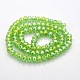 AB Color Plated Faceted Rondelle Electroplate Glass Beads Strands(GLAA-A024D-AB06)-2