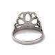201 Stainless Steel Crown Finger Ring(RJEW-J051-41P)-3