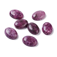 Natural Lepidolite/Purple Mica Stone Cabochons, Oval, 25x18x7.5mm(G-K317-B09)