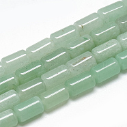 Natural Green Aventurine Bead Strands, Column, 10~11x6mm, Hole: 1mm, about 40pcs/strand, 15.7 inch(G-T078-09)