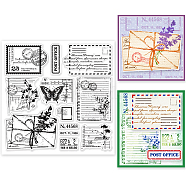 PVC Plastic Stamps, for DIY Scrapbooking, Photo Album Decorative, Cards Making, Stamp Sheets, Film Frame, Envelope, 15x15cm(DIY-WH0372-0069)