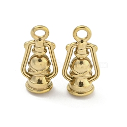 Ion Plating(IP) 304 Stainless Steel Pendants, Oil Lamp Charm, Real 18K Gold Plated, 16.5x8x6mm, Hole: 2mm(STAS-I307-562G)