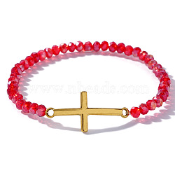 Cross with Class Bead Bracelet for Women(SW0705-1)