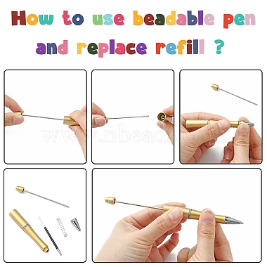 Пластиковые шариковые ручки(AJEW-L082-A05)-3