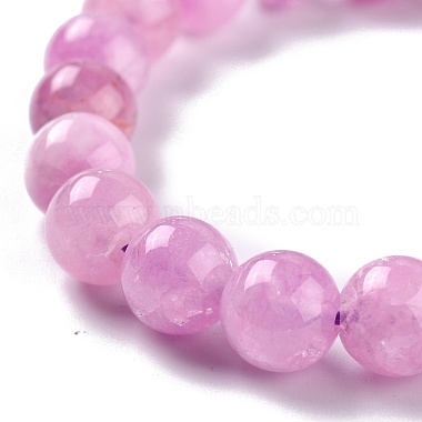 Dyed Natural Jade Beads Stretch Bracelets(BJEW-J183-B-09)-2