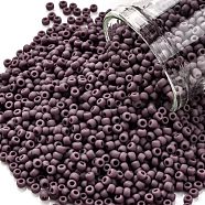 TOHO Round Seed Beads, Japanese Seed Beads, (52F) Opaque Frost Lavender, 11/0, 2.2mm, Hole: 0.8mm, about 5555pcs/50g(SEED-XTR11-0052F)