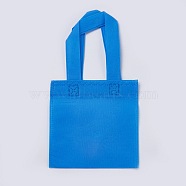 Eco-Friendly Reusable Bags, Non Woven Fabric Shopping Bags, Dodger Blue, 28x15.5cm(ABAG-WH005-15cm-09)