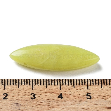 Natural Yellow Jade House Eye Beads(G-K346-01C)-3