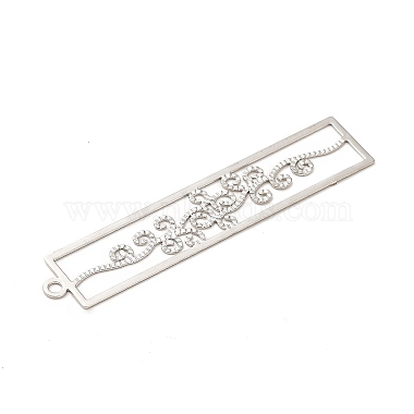 Crémaillère en laiton placage pendentifs en filigrane(KKC-K001-17P)-3